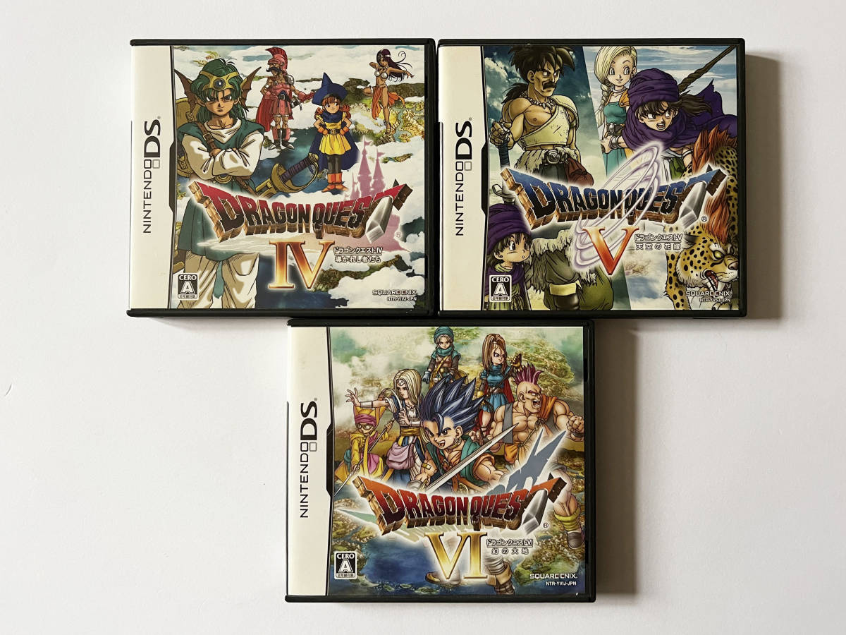 当社の ニンテンドーDS ドラゴンクエスト 4 5 6 セット　Nintendo DS NDS Dragon Quest ロールプレイング