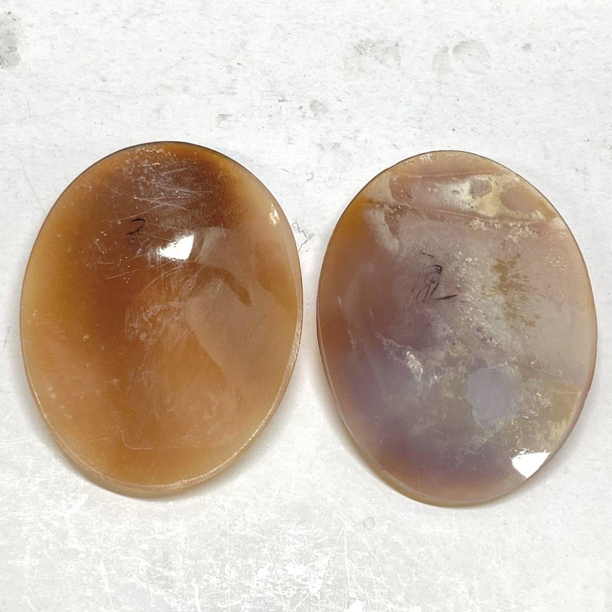 ■作家物シェルカメオ2点おまとめ 17.9g■89.5ct 裸石 ジュエリー jewelry shell cameo 貴婦人 ブローチ アンティーク 彫刻 作家物 DA0_画像4