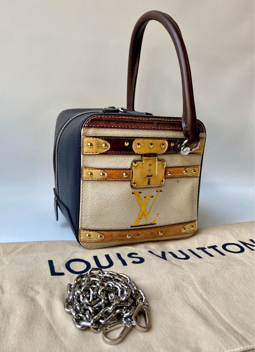 LOUIS VUITTON  ルイ・ヴィトン　2018 トロンプ・ルイユ　2WAY スクエアハンドバッグ　ワンショルダー　ヴィトン