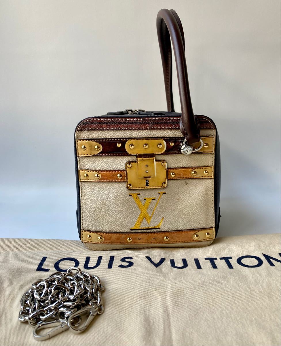 LOUIS VUITTON  ルイ・ヴィトン　2018 トロンプ・ルイユ　2WAY スクエアハンドバッグ　ワンショルダー　ヴィトン