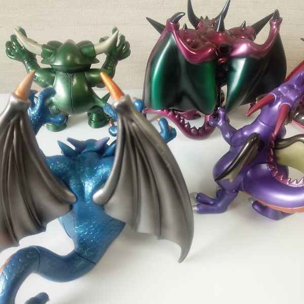  Great Demon King all 6 kind metallic sofvi Monstar z Dragon Quest gong ke figure DoragonQuest dragon .sido-zo- till spisaro etc. 