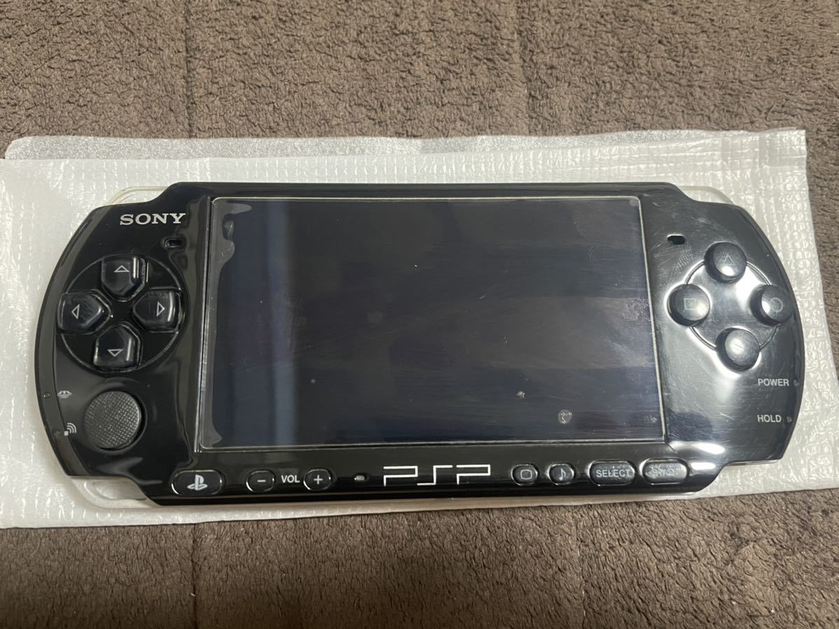 PSP-3000 ブラック　ソフト8 黄ばみあり　1