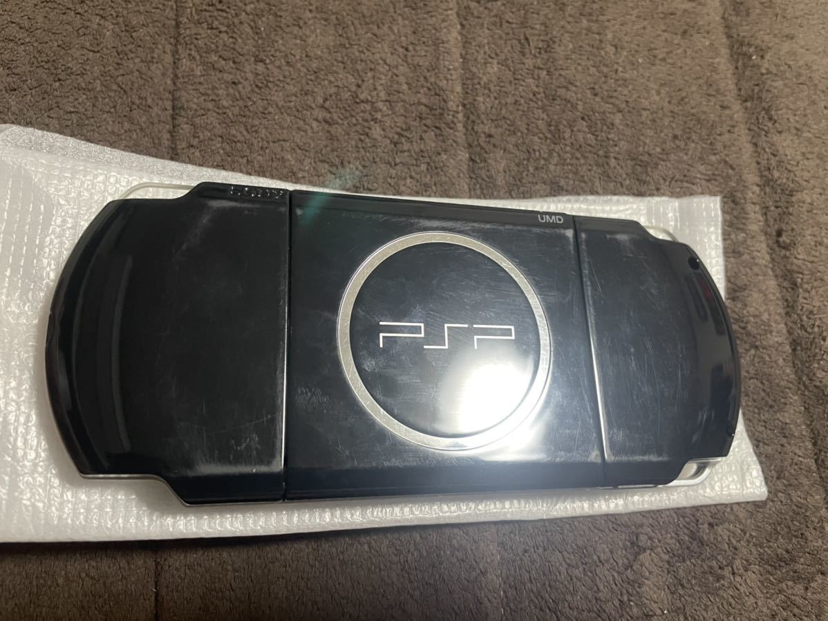 PSP-3000 ブラック　ソフト8 黄ばみあり　1