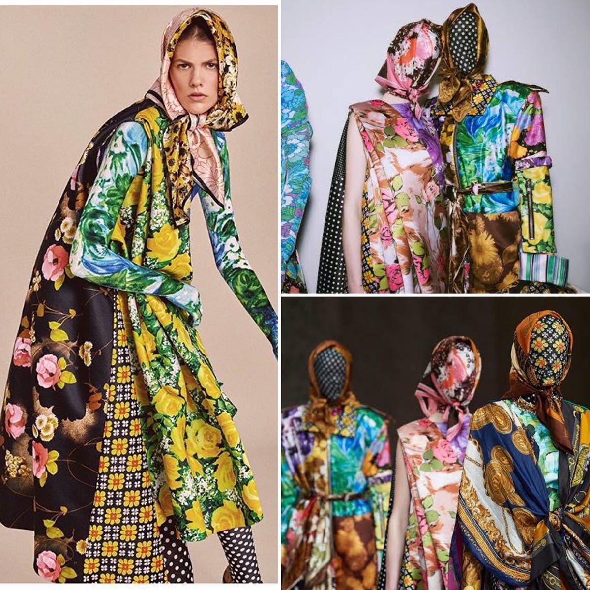 Richard Quinn】リチャードクイン 2018AW コレクション ピース マルチ