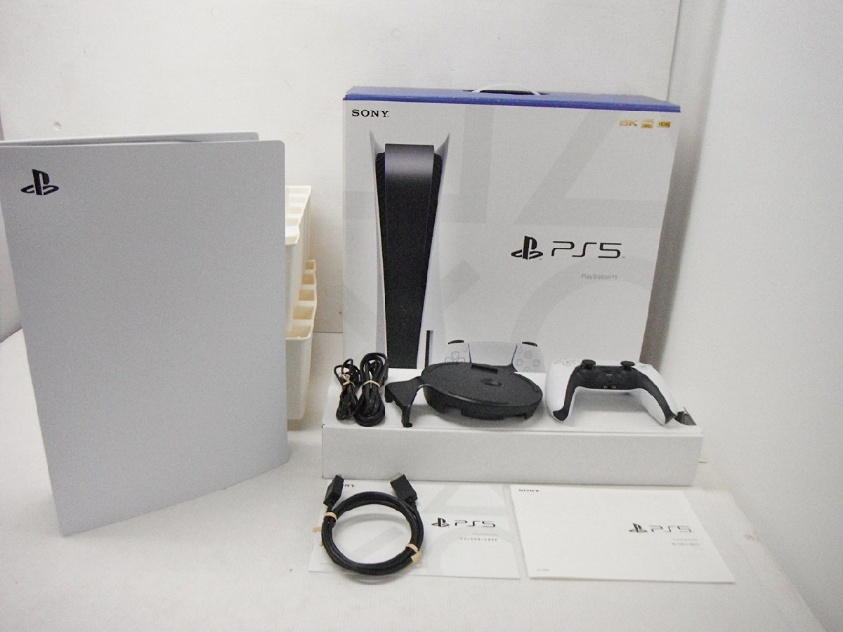 [4D-45-004-3] SONY ソニー PlayStation5 PS5 プレイステーション5 ディスクドライブ CFI-1100A 825GB 中古_画像1