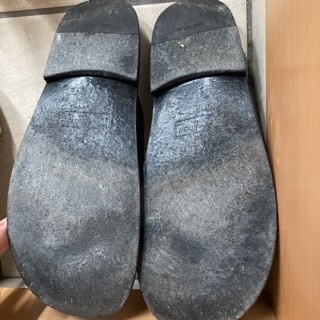 希少 ルイヴィトン LOUIS VUITTON 黒ダミエ レザートングサンダル