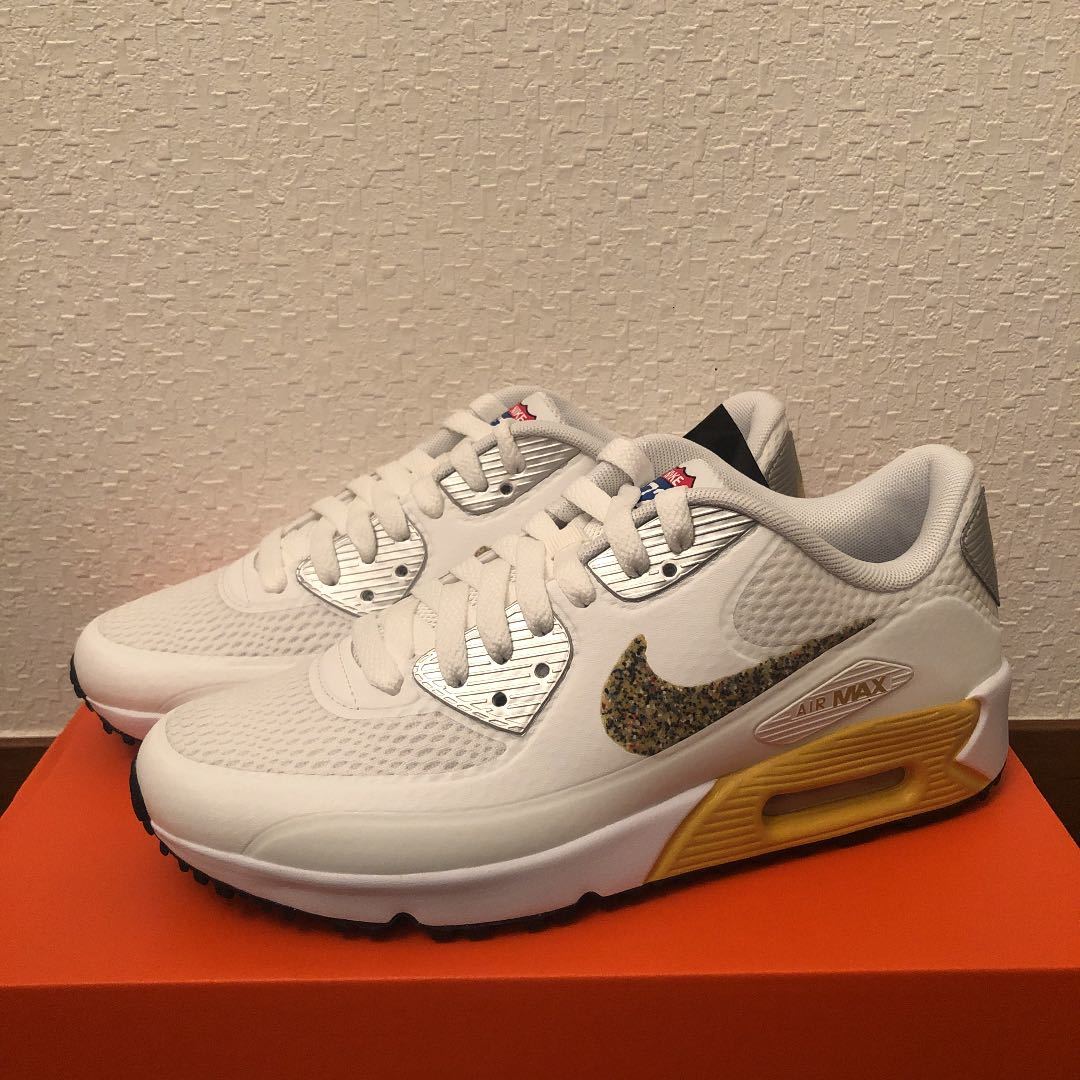 NIKE ナイキ ゴルフ エアマックス90 G NRG 26cm ホワイト シルバー