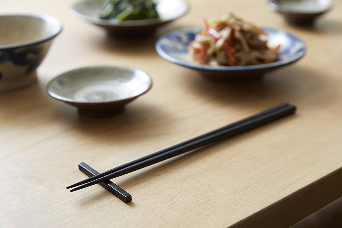 New Chopsticks Standard 23cm（Brown/Red/Black）食洗器対応 積層強化木製 日本製 (Br_画像2