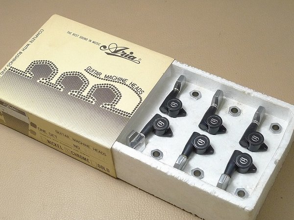 ▲60SK1762▲【未使用】Aria　フォークギター用ペグ　GUITAR　MACHINE HEADS 楽器・器材_画像1