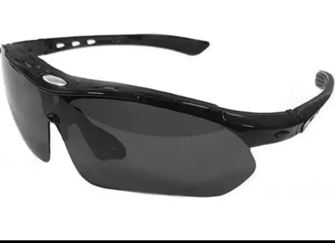 偏光レンズ スポーツサングラス フルセット専用交換レンズ5枚 メンズ レディース　新品