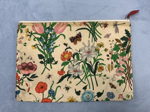 ◇グッチ GUCCI♥オールドグッチ 花柄 PVC クラッチバック 書類