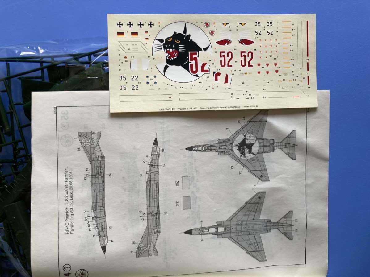 RF-4Eファントム　ドイツ・スペシャルマーキング　1/72 レベル　　　％AM_画像3