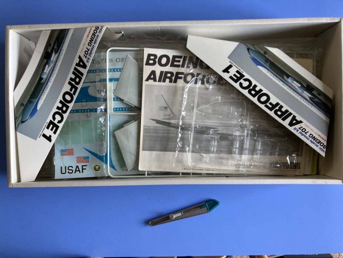 bo- wing 707 Air Force one 1/100.. company ( old knitted -) %2