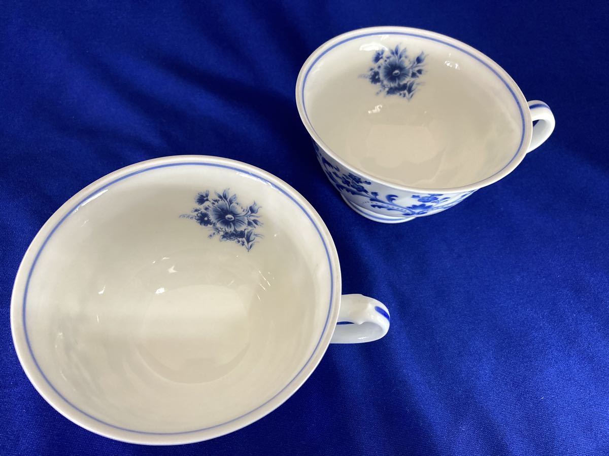 Noritake ノリタケ　bone china studio collection tea cup blue flower ティーカップのみ_画像2