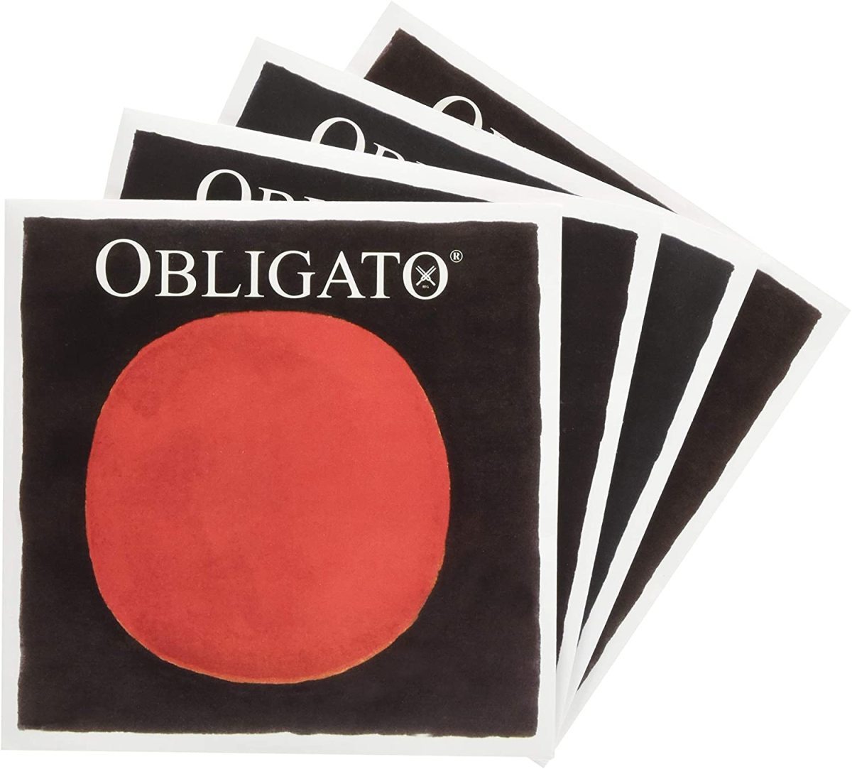 OBLIGATO オブリガート 分数バイオリン弦セット (1/4+1/8)