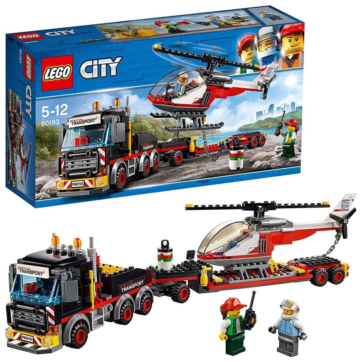 レゴ(LEGO) シティ 巨大貨物輸送車とヘリコプター 60183 ブロック おもちゃ ブロック おもちゃ 男の子_画像1