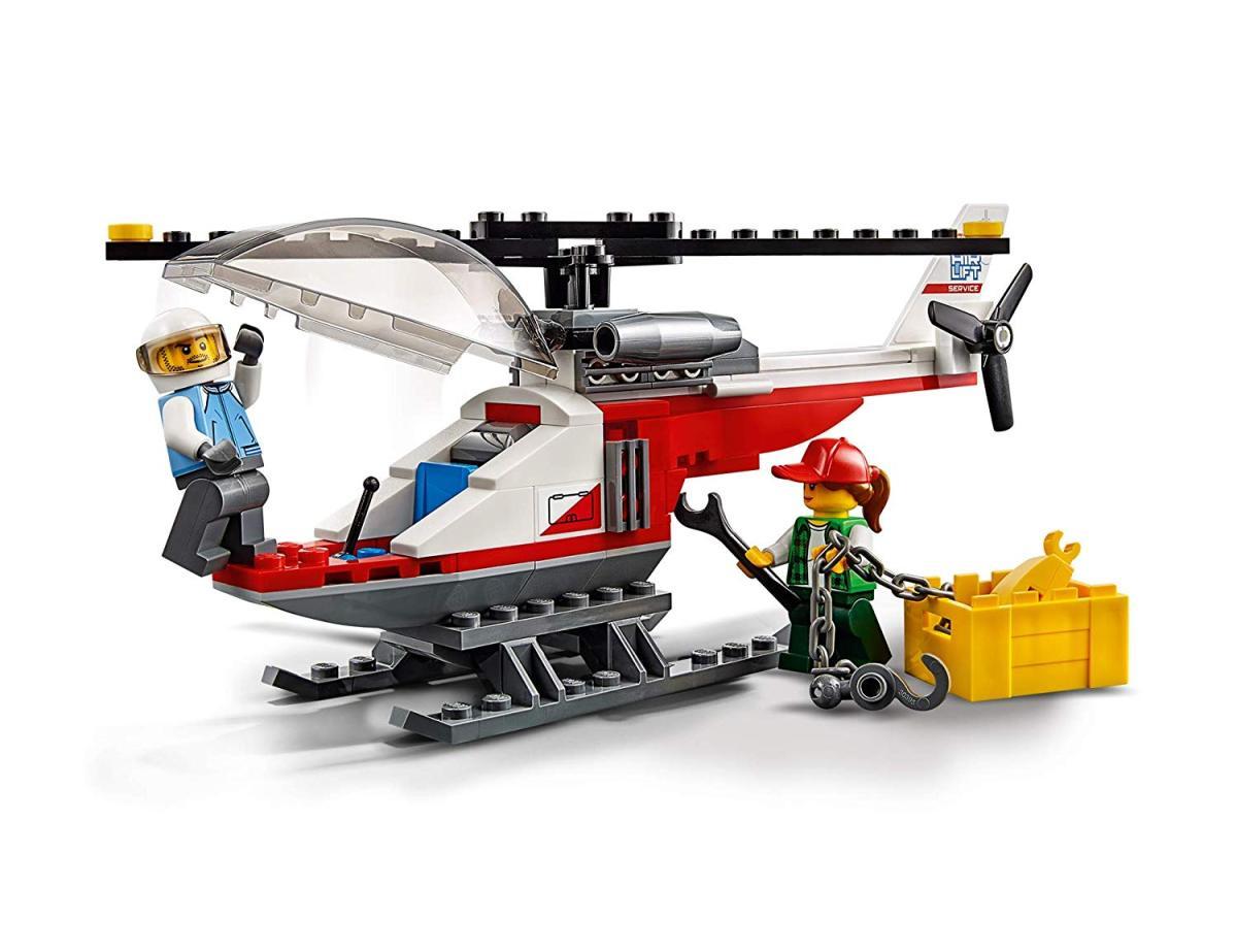 レゴ(LEGO) シティ 巨大貨物輸送車とヘリコプター 60183 ブロック おもちゃ ブロック おもちゃ 男の子_画像4