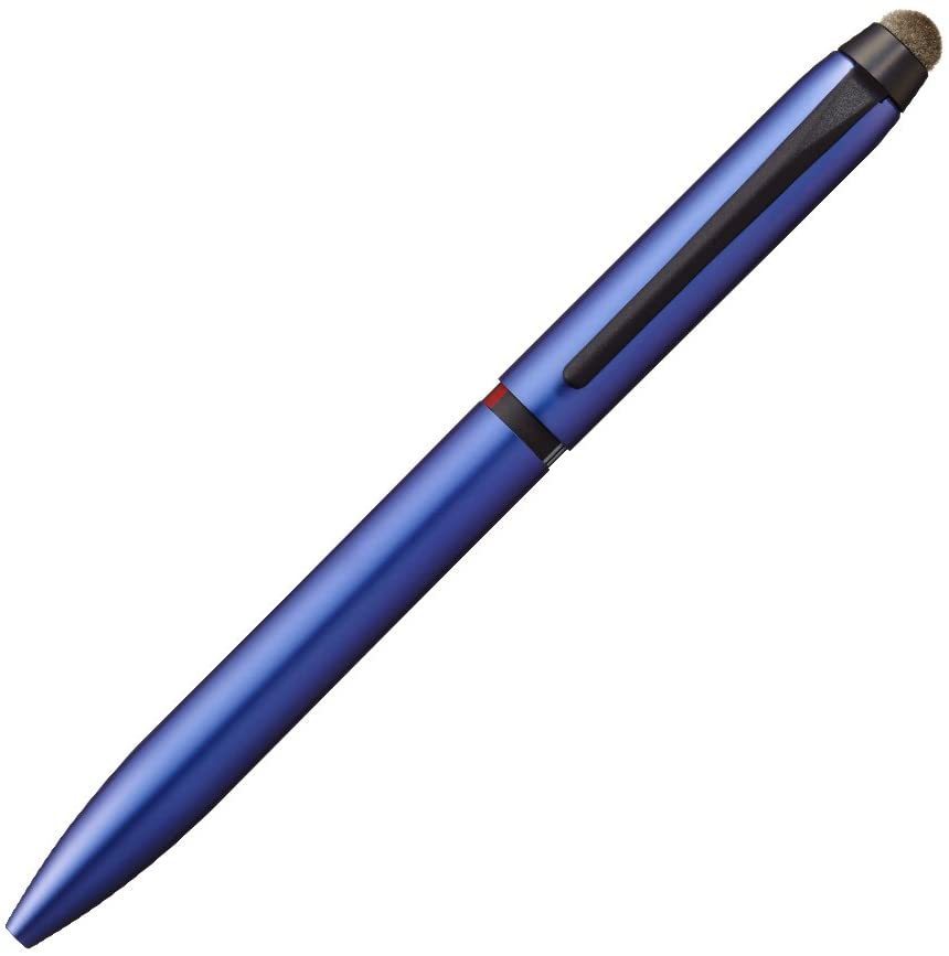 三菱鉛筆 3色ボールペン&タッチペン ジェットストリームスタイラス ネイビー SXE3T18005P9_画像1