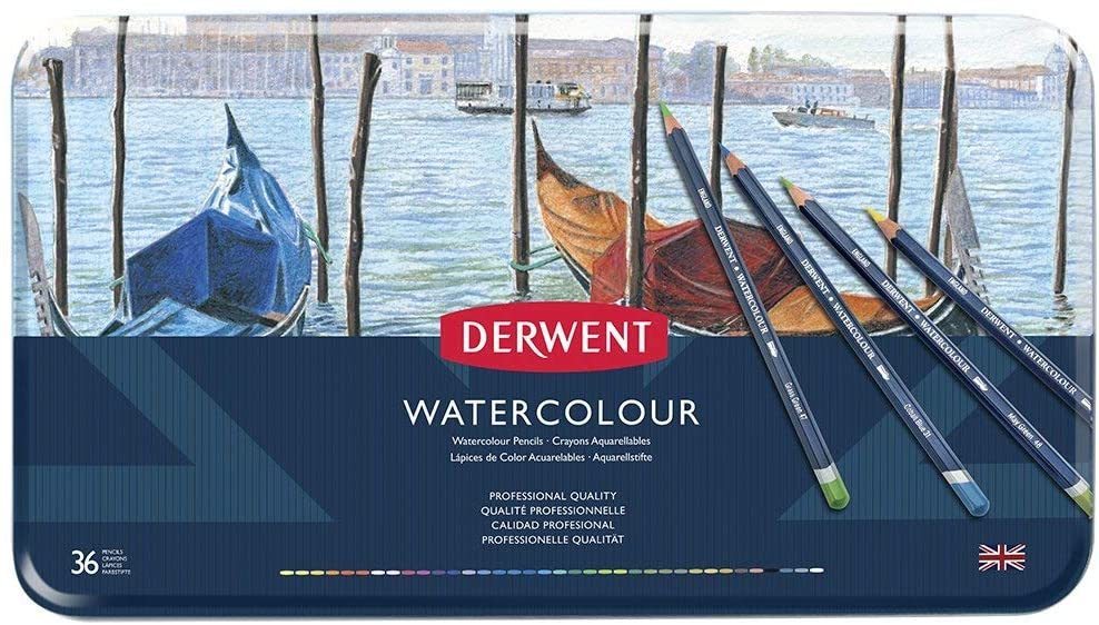 割引購入 水彩 ダーウェント 色鉛筆 32885 36色セット ウォーターカラーペンシル その他