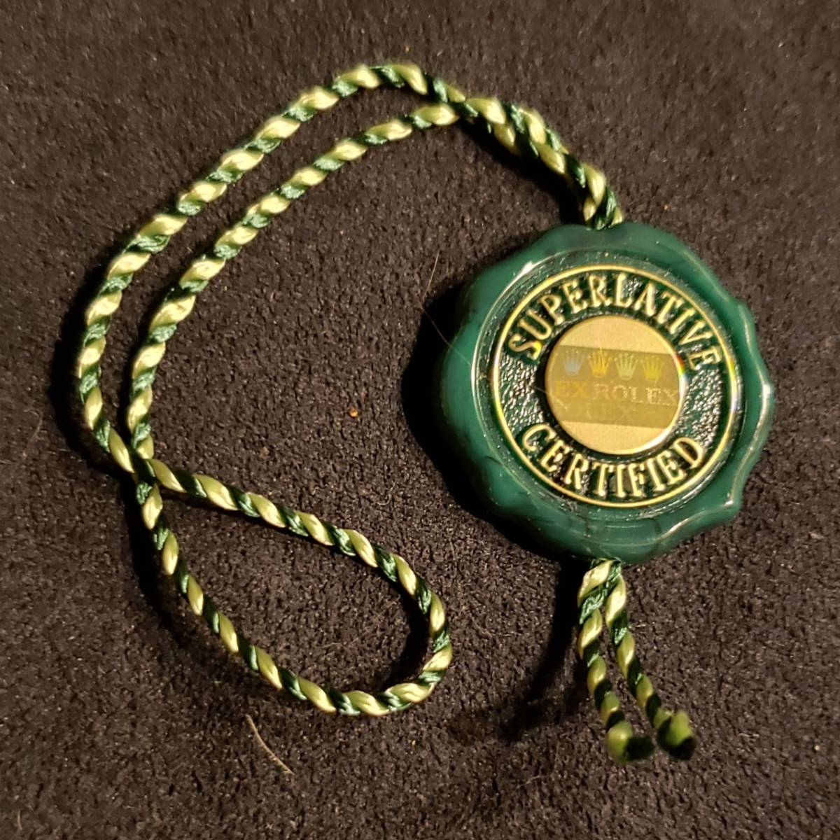 ROLEX ロレックス クロノメーター 緑タグ 王冠マーク ホログラム ROLEX ロレックス クロノメーター 緑タグ 王冠マーク ホログラム