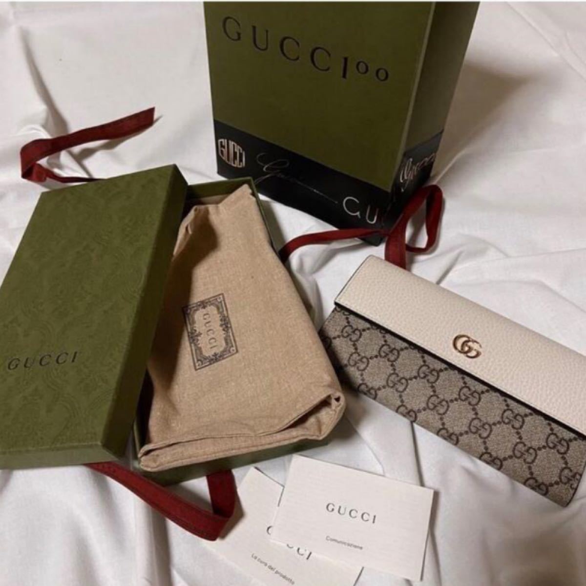 GUCCI 長財布 白 新品未使用 cnema.fr