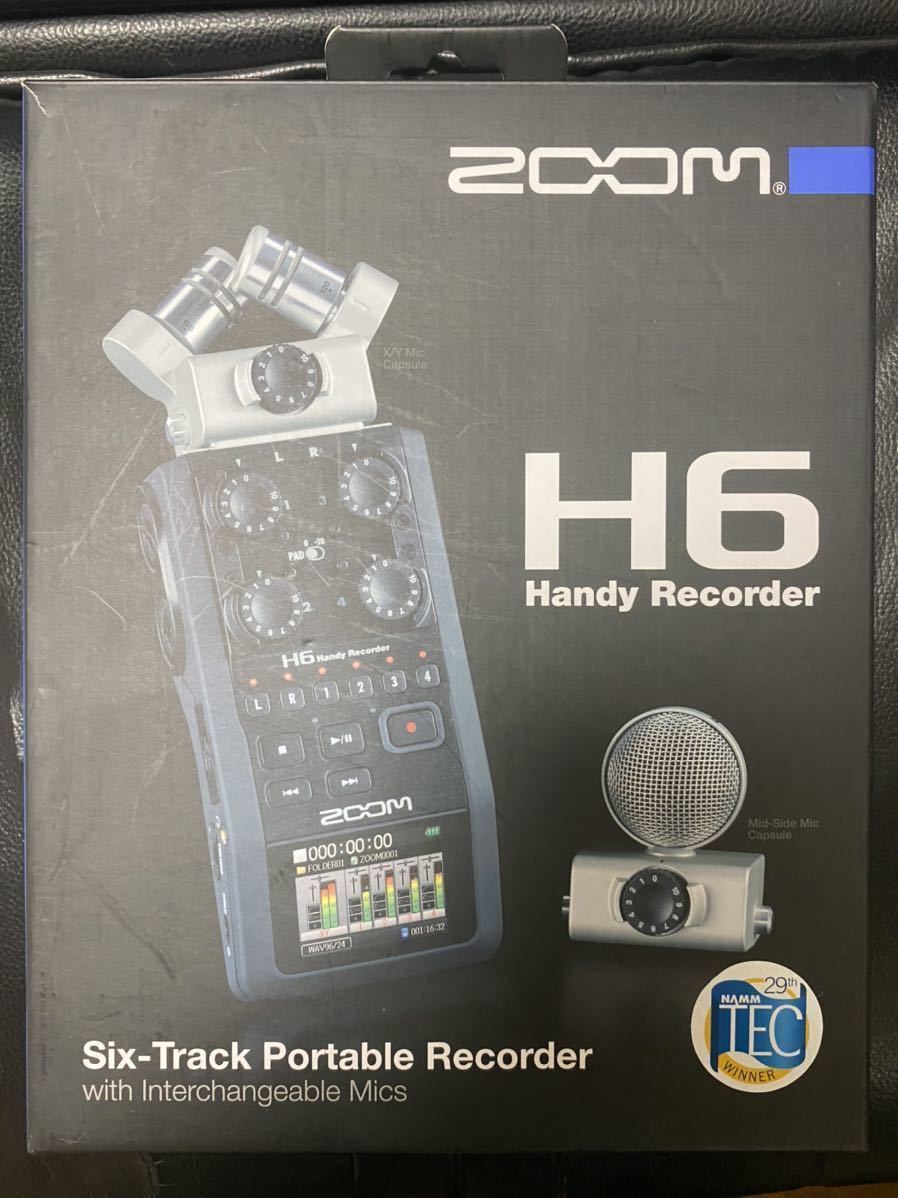 新品本物 ブラック ハンディレコーダー ZOOM H6/BLK ハンディ