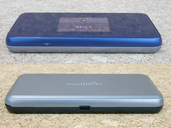 SIMフリー ワイモバイル Pocket WiFi 5G A102ZT ネイビー モバイルルーター ZTE 制限 一括購入(MEA457-1)