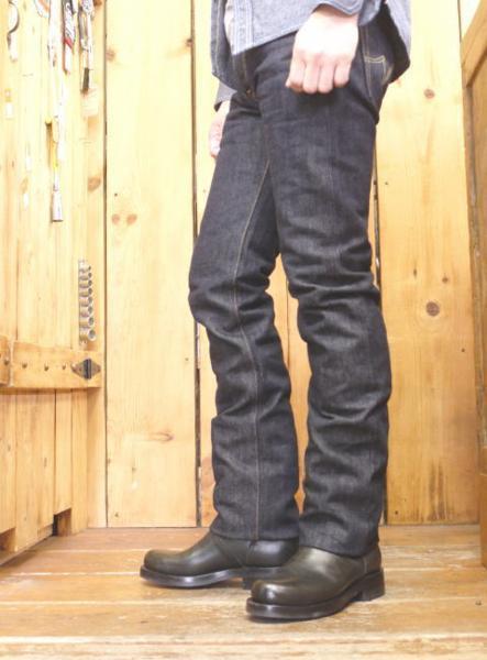 新品 アイアンハート 666S-21オンス セルビッチデニム スリムストレート 28 ironheart slimstraightdenim_画像3