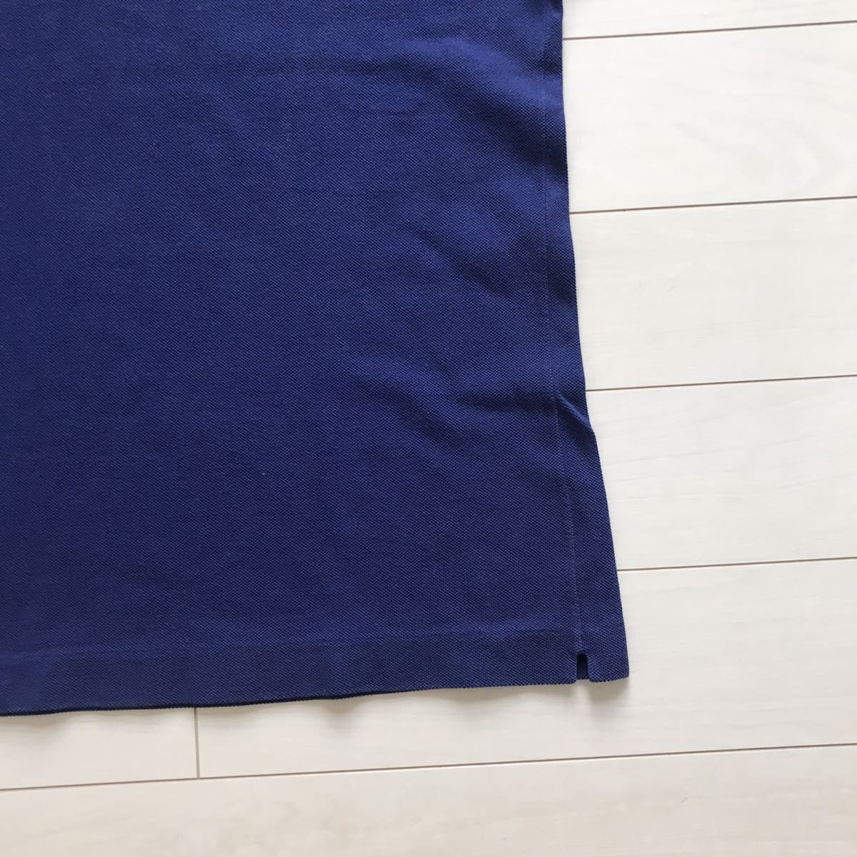 フランス製　ラコステ ポロシャツ　フレラコ　フララコ　L1212 ビンテージ　サイズ4 ロイヤルブルー_画像4