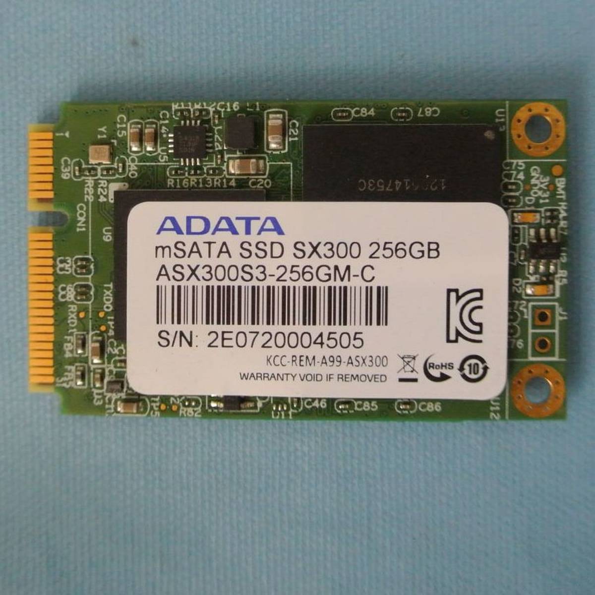 ★動確★mSATA 256GB SSD ADATA ASX300S3-256GM-C MLC SATAⅢ 6Gb/s