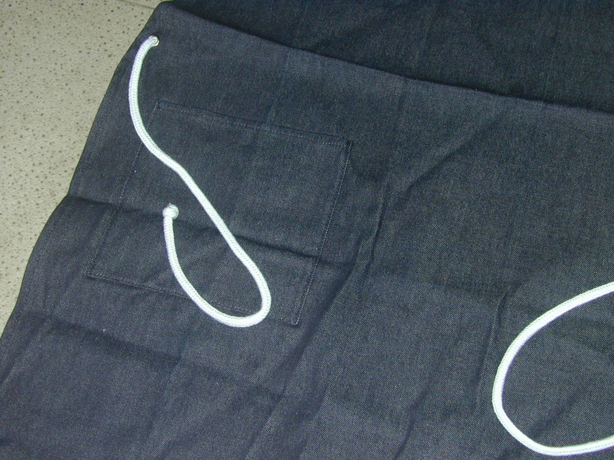 TSUKUBA CIRCUIT Denim apron ( new goods unused )(. wave circuit,tsukba circuit )