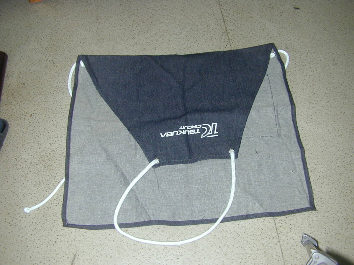 TSUKUBA CIRCUIT Denim apron ( new goods unused )(. wave circuit,tsukba circuit )