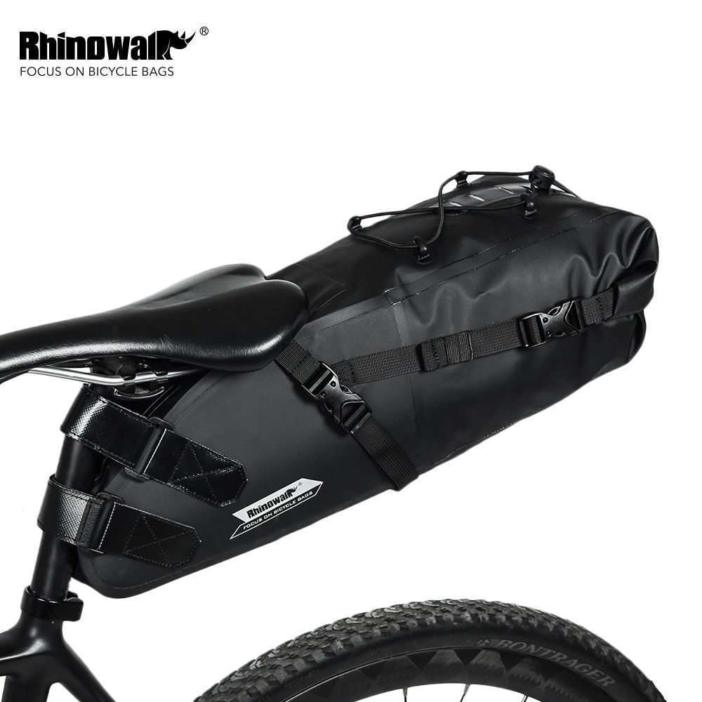 ランキング上位のプレゼント 長距離 ロードバイク 1702 サイクリング ブラック サドルバッグ 自転車 大容量 防水 バッグ サドルバッグ