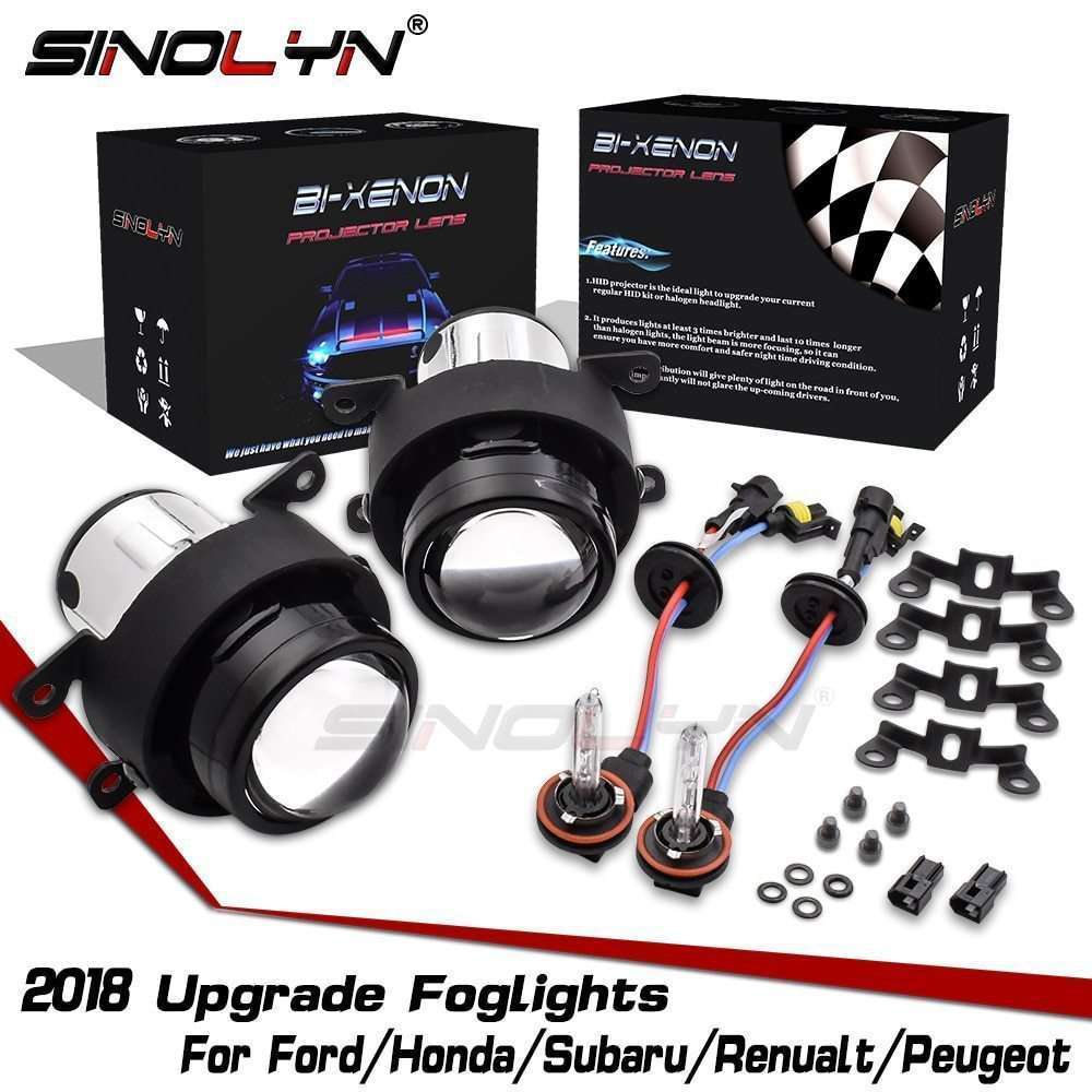 SINOLYN 車 HID バイキセノンフォグランププロジェクターレンズ駆動