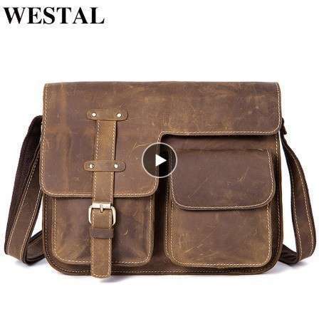 高評価の贈り物 WESTAL 高品質 メンズショルダーバッグ (カラー選択可) 本革 ショルダーバッグ
