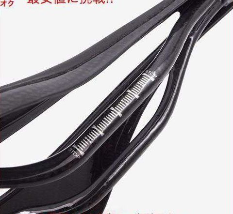 Glossy-Black 自転車フルカーボンサドル MTB マウンテンバイクシートラセル炭素繊維ワイド心地 サドルサイクリングパーツ_画像6