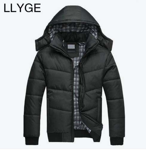 LLYGE ダウンジャケット 厚手 フード付き アウター コート 暖かい サイズ選択可能（M、L）新品