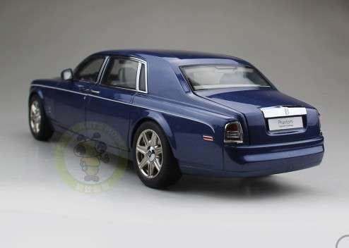 1/18モデルカー ロールスロイスファントム ブルー Extended Wheelbase
