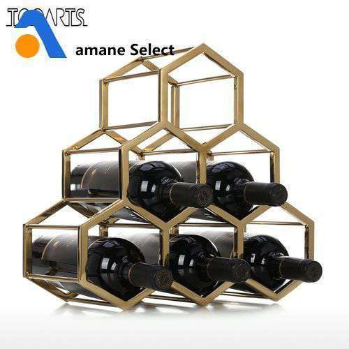 欲しいの ハニカムー honeycomb ハチの巣 ワインラック ワインホルダー 金属 6 ボトルラック 水平収納 インテリア ワインラック 欲しいの ハニカムー honeycomb ハチの巣 ワインラック ワインホルダー 金属 6 ボトルラック 水平収納 インテリア ワインラック