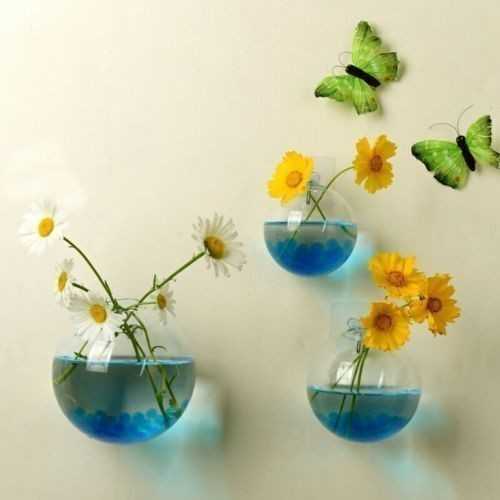 花瓶 インテリア 観葉植物 ぶら下げ 植物 花 ガラスボール テラリウム 壁 水槽 おしゃれ_画像5