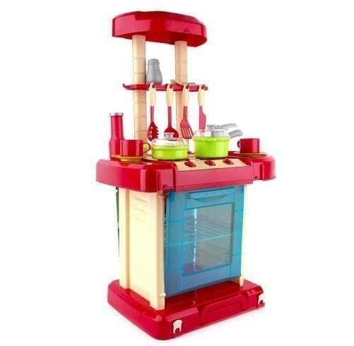  многофункциональный игрушечный кухня комплект развивающая игрушка красный or розовый новый товар 