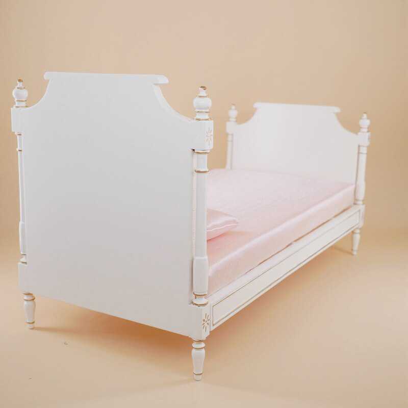 1:6 miniature doll house doll accessory simulation furniture gorgeous .13inc therefore. pink. bed therefore .. mochi 