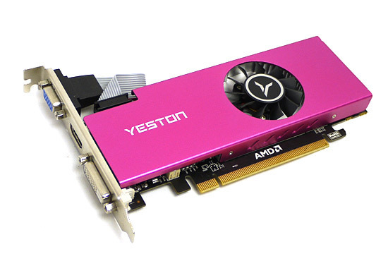 グラフィックボード Yeston RX550-4G D5 LP PCIExp 4GB 元箱あり(PCI 