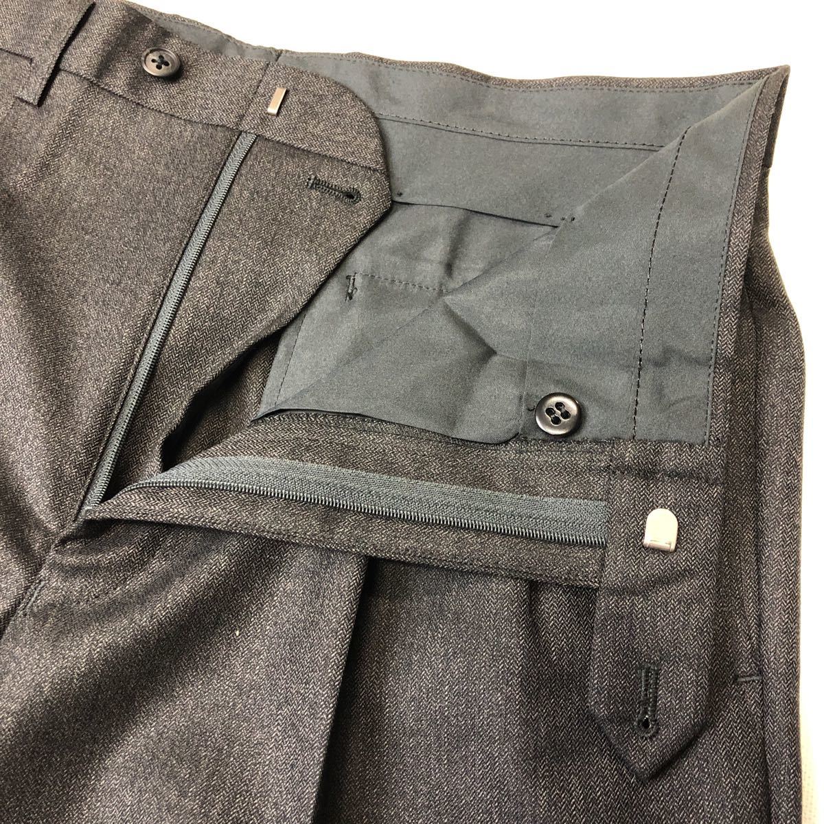 【本台場仕立て★サイズA5】新品タグ付き カネボウ・オム・ナノペル 2つボタンシングルスーツ グレー系 一流の光沢 格安★高品質_画像9