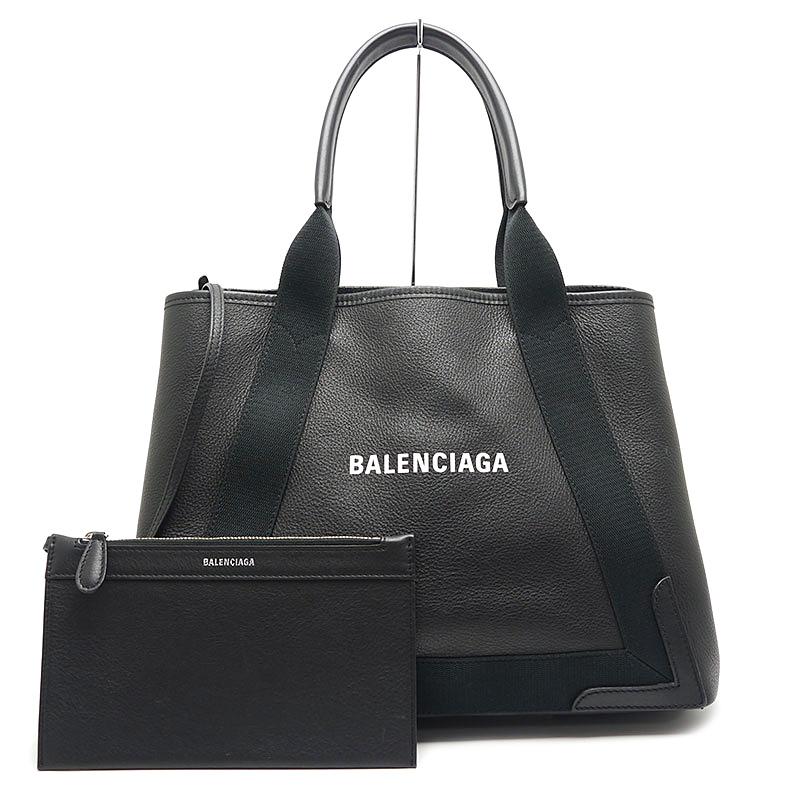  Balenciaga BALENCIAGA темно-синий бегемот s кожа большая сумка черный A4 размер соответствует сумка есть 