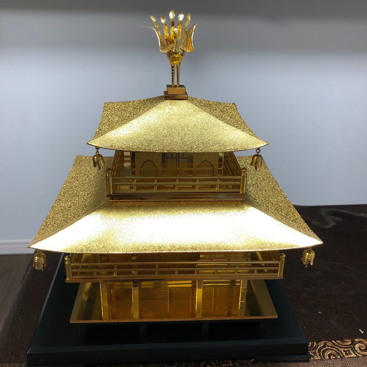 純金 金閣寺 24金 袋帯 - 着物