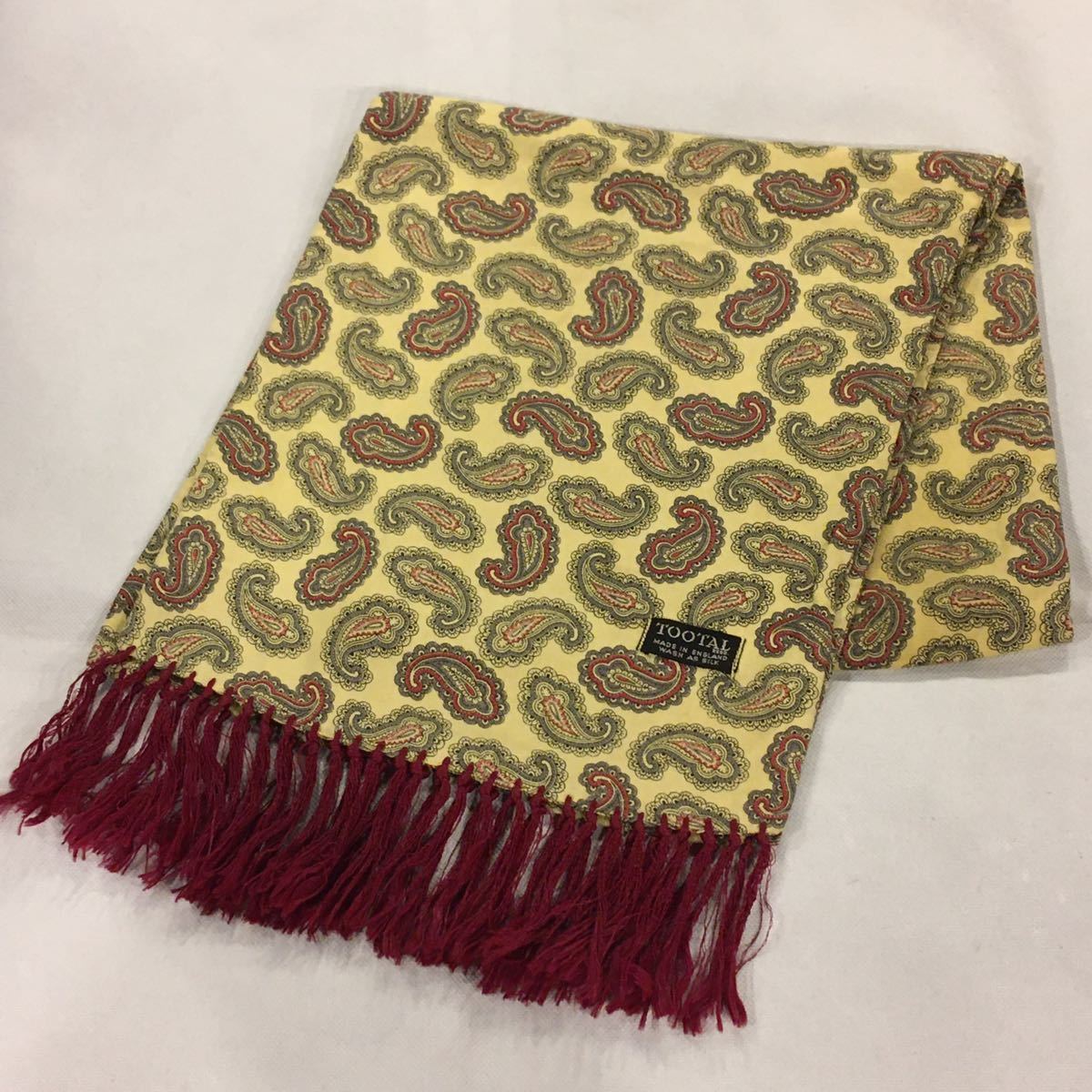 Tootal tootalscarf scarf イギリス古着 ukvintage vintage ヴィンテージ 古着 スカーフ vintagescarf トゥータル トゥータルスカーフMV910