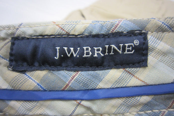 J.W.BRINE ジェイダブリューブライン ストレッチ コットン ショートカーゴパンツ サイズ46 ベージュ イタリア製 cotton half cargo pants_画像7