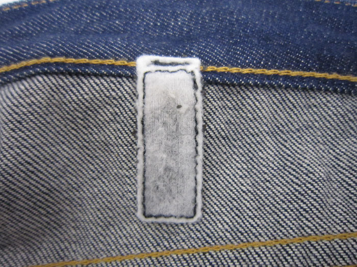 BLACK RING ブラックリング ストレートデニムパンツ サイズ29 イタリア製 チェーンステッチ ボタンフライ jeans denim pants_画像4