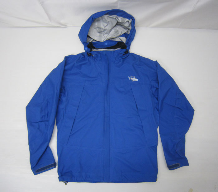 POLEWARDS ポールワーズ PW015S0119M レインシェルジャケット Mサイズ ブルー 袋付き ナイロンジャケット rainshell nylon jacket